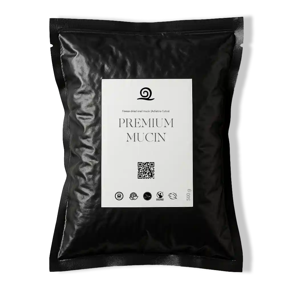 Premium mucin packaging